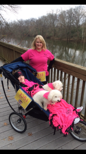 On top of running her first half marathon Saturday, Regina and Gabby Conklin also run a number of 5Ks together.