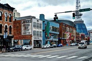 Downtown Nashville / Americana: Photos of Rural America PHOTO BY BOB BELL/COURTESY HOLDTHEPRESSES.COM