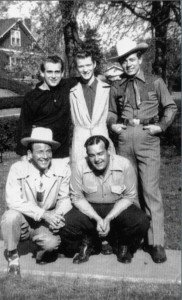 Legendary Nashville musicians, including (L-R) Dale Potter, Billy Robinson, Hank Garland, Joel Price and Tommy “Butterball” Paige. PHOTO COURTESY OF BUDDY SPICHER