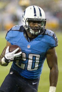 Bishop Sankey ran for 1,870 yards in his last season at the University of Washington and caught passes for another 304 as he earned second team All-American honors in 2013. PHOTO COURTESY OF DONN JONES/TENNESSEE TITANS