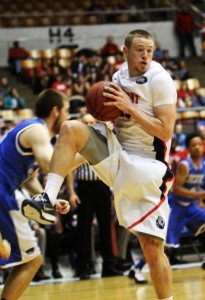 Belmont's Craig Bradshaw led all scores with 23 points in the Bruins quarterfinal win. PHOTO BY MATTHEW MAXEY