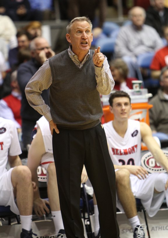 Rick Byrd scheduled some very tough non-conference games for his Belmont team this season. PHOTO BY MATTHEW MAXEY