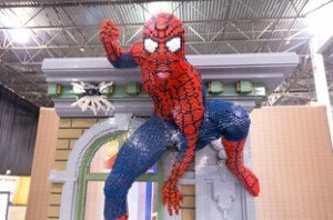 Full size LEGO superheros will be on display to the LEGO KIDSFEST down at Music City Center. PHOTO COURTESY LEGO