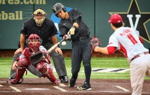 Murfreesboro's Zander Wiel struggled with breaking pitches against South Carolina. PHOTO COURTESY VANDERBILT ATHLETICS