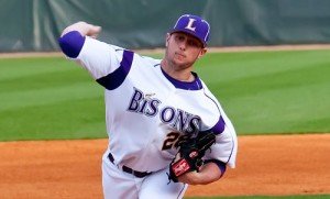 Former Lipscomb Bisons' pitcher Josh Smith made his MLB debut with Cincinnati last night. PHOTO COURTESY LIPSCOMB ATHLETICS