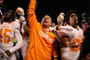 Expectations are high on Rocky Top this season for Butch Jones and the Vols. PHOTO COURTESY TENNESSEE ATHLETICS