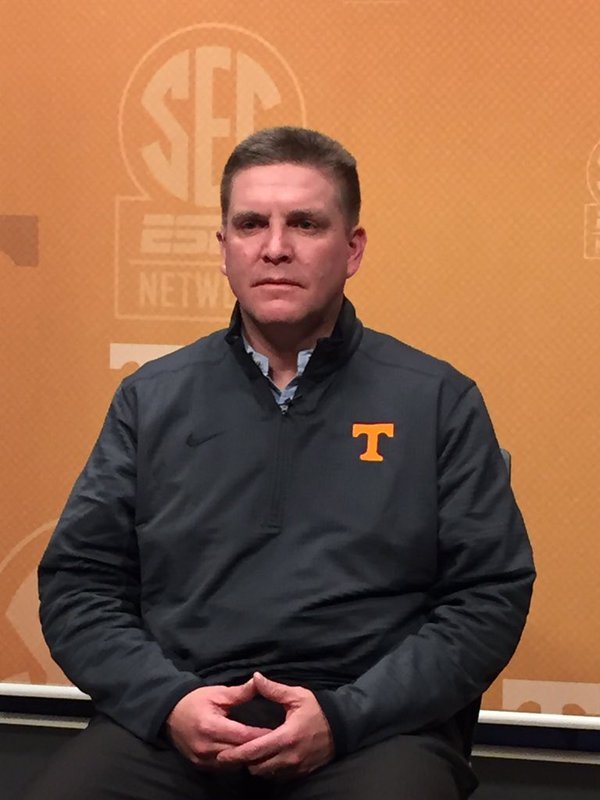 Former Vanderbilt defensive coordinator Bob Shoop now works for Tennessee. PHOTO COURTESY UNIVERSITY OF TENNESSEE