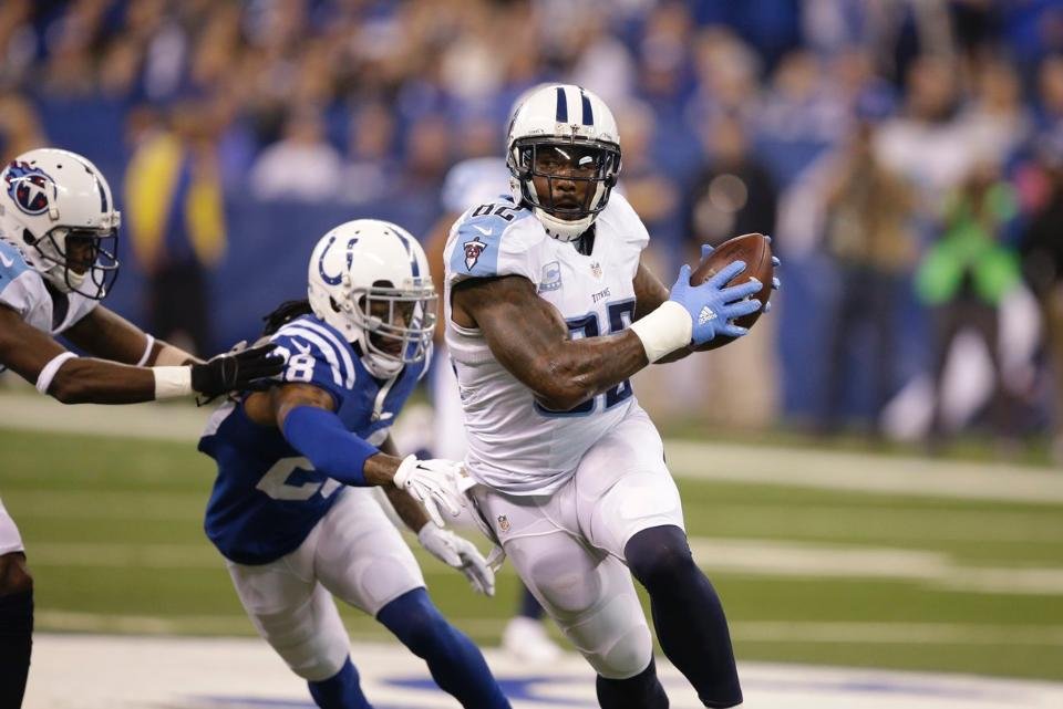 Delanie Walker broke franchise records in the Titans Week 17 loss to the Colts. PHOTO BY DONN JONES, COURTESY TENNESSEE TITANS