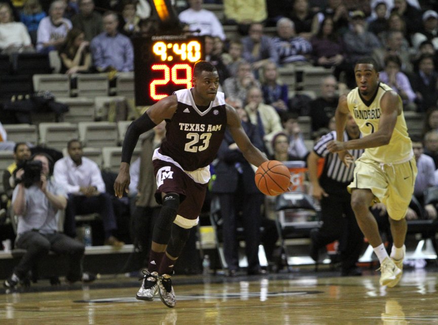 Danuel House and Texas A&M are looking to leave Nashville with an SEC tournament championship. PHOTO BY MATTHEW MAXEY