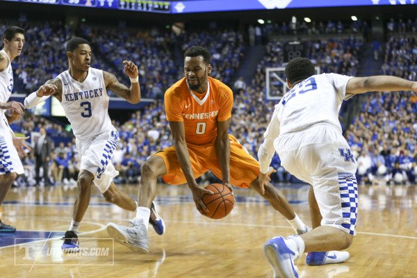 Tennessee may, or may not be, without guard Kevin Punter for a while. PHOTO COURTESY UNIVERSITY OF TENNESSEE