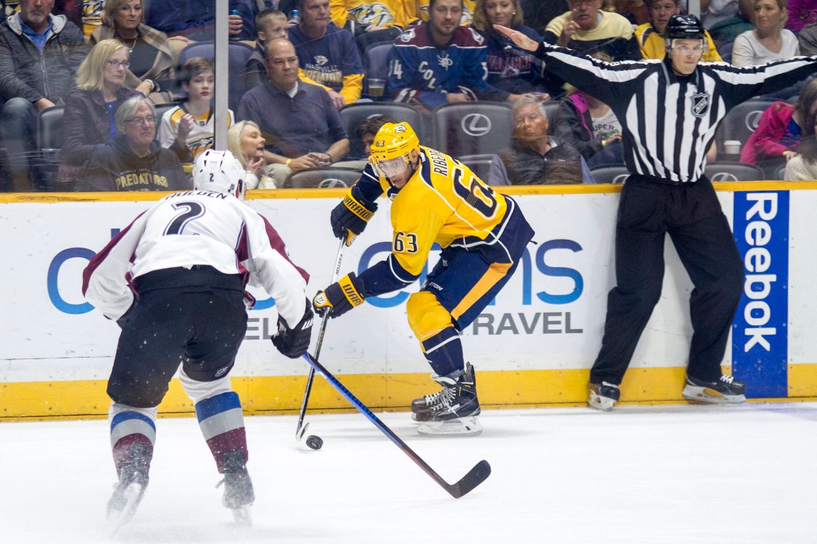 Since the inception of the NHL, there are just 300 NHL players, and currentlyt 222 active ones, who have played over 1,000 regular season games. Veteran Mike Ribeiro, a Predator since joining the club in 2014 added his name to the list. PHOTO BY DAVID McCARGAR