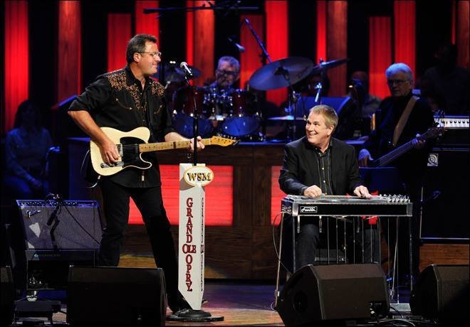 Vince Gill performing on the legendary Grand Ole Opry stage. PHOTO COURTESY VINCE GILL