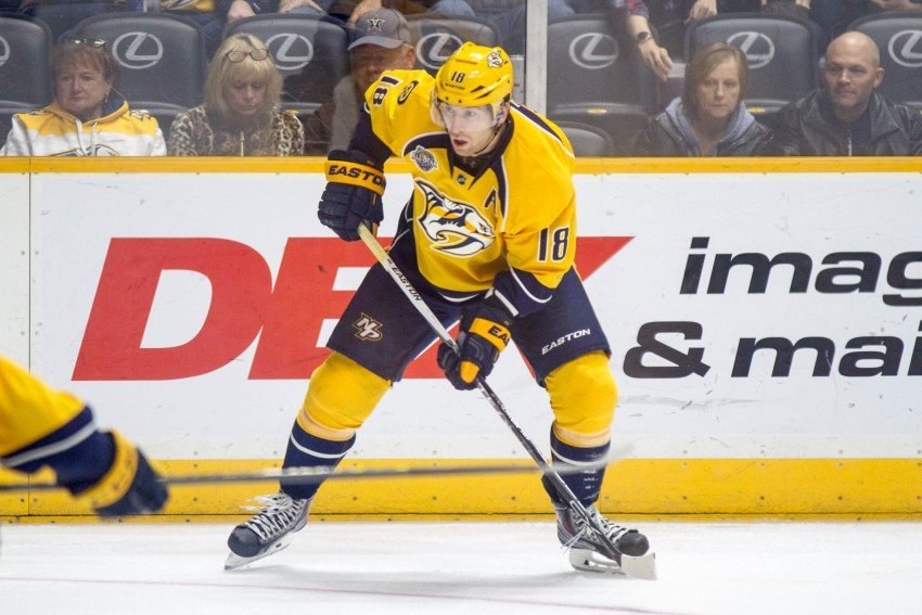 James Neal scored a crucial goal in Nashville's Game 6 win over Anaheim on Monday. PHOTO BY DAVID McCARGAR