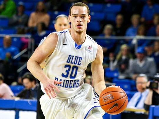 Reggie Upshaw helped lead MTSU to a shocking first round win over No. 2 Michigan State. PHOTO COURTESY MTSU ATHLETICS