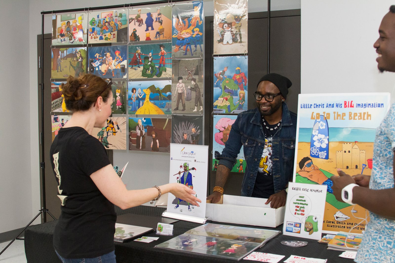 Cartoon-inspired work and zines are featured at Handmade & Bound as well. PHOTO COURTESY WATKINS COLLEGE COMMUNITY ED