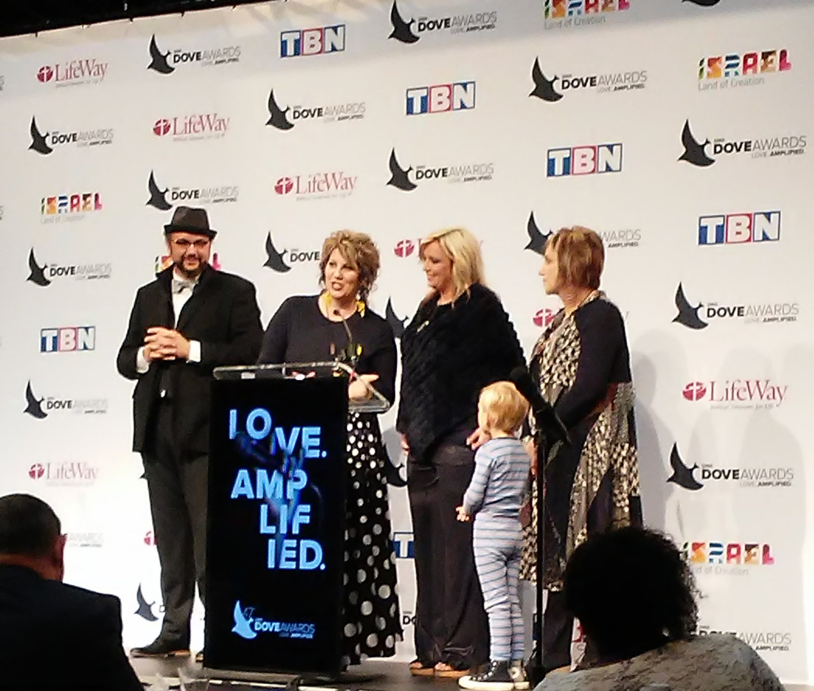 The Isaacs gave a stunning performance of "It is Well" during the show, bringing the audience to its feet. PHOTO BY CILLEA HOUGHTON
