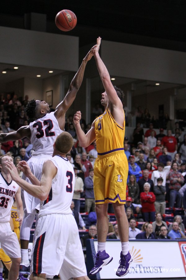 Rob Marberry was the player of the game despite Lipscomb falling just short. PHOTO BY MATTHEW MAXEY