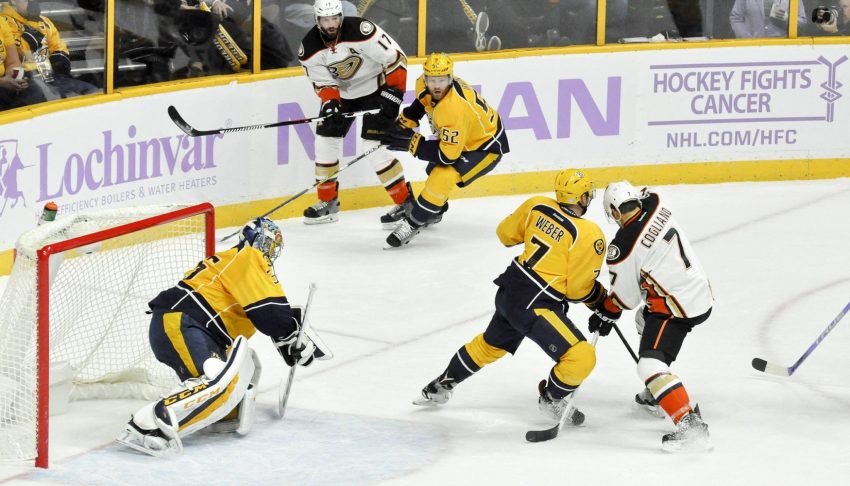The big surprise on the back line this season has been the excellent play of Yannick Weber (#7) and Matt Irwin (#52). Both brought in as free agents in the off season, with little fanfare, the pair are both among the top “plus” players in the league. PHOTO COURTESY SLAPSHOT RADIO